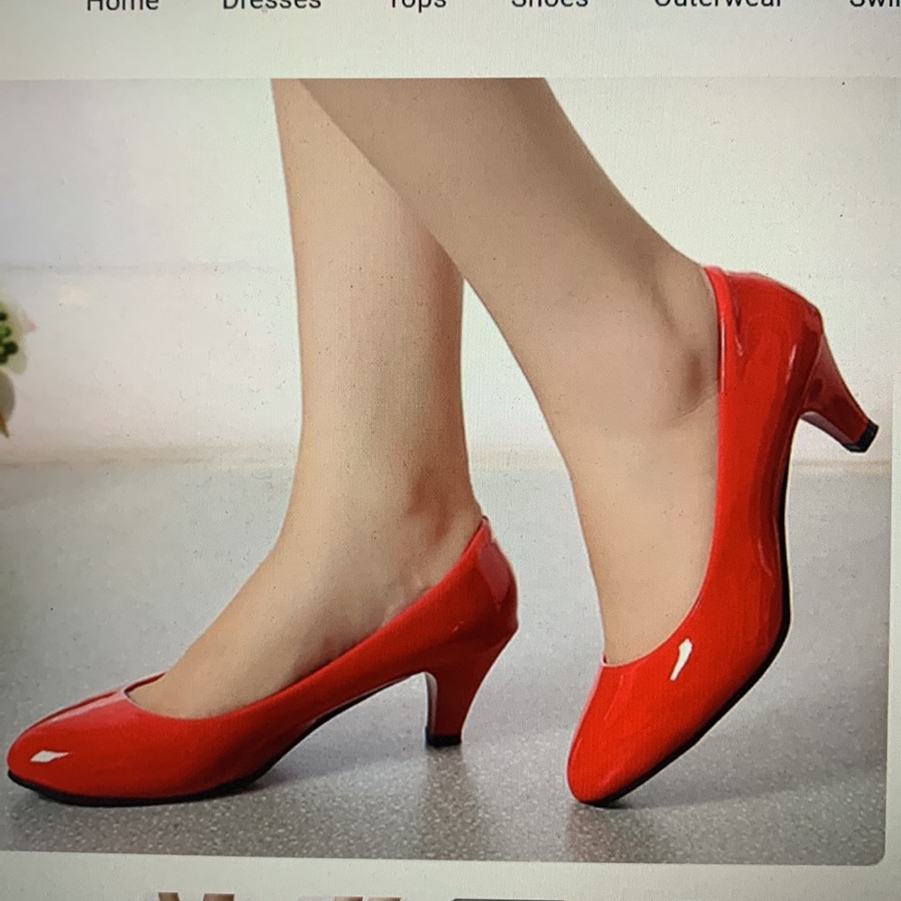 New CHARMING leather 2.5” heels shoes.